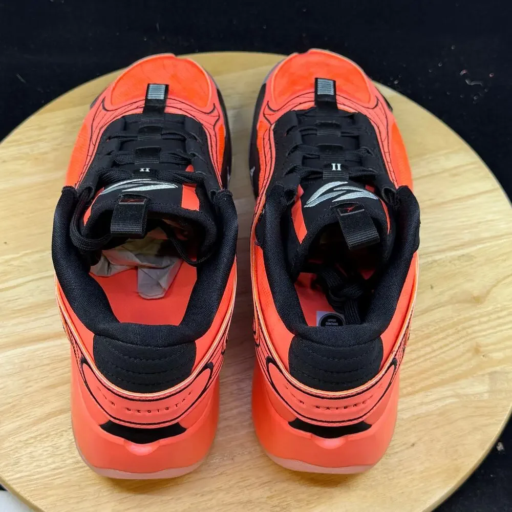 Jordan Luka Doncic 2 Bright Mango Black Basketball Shoes Size 10.5 DX8733-800
